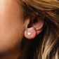 Committed Heart Stud Earrings