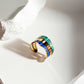 Parting Water Gold Statement Ring