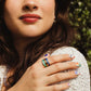 Parting Water Gold Statement Ring