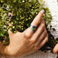 Parting Water Gold Statement Ring