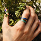 Parting Water Gold Statement Ring