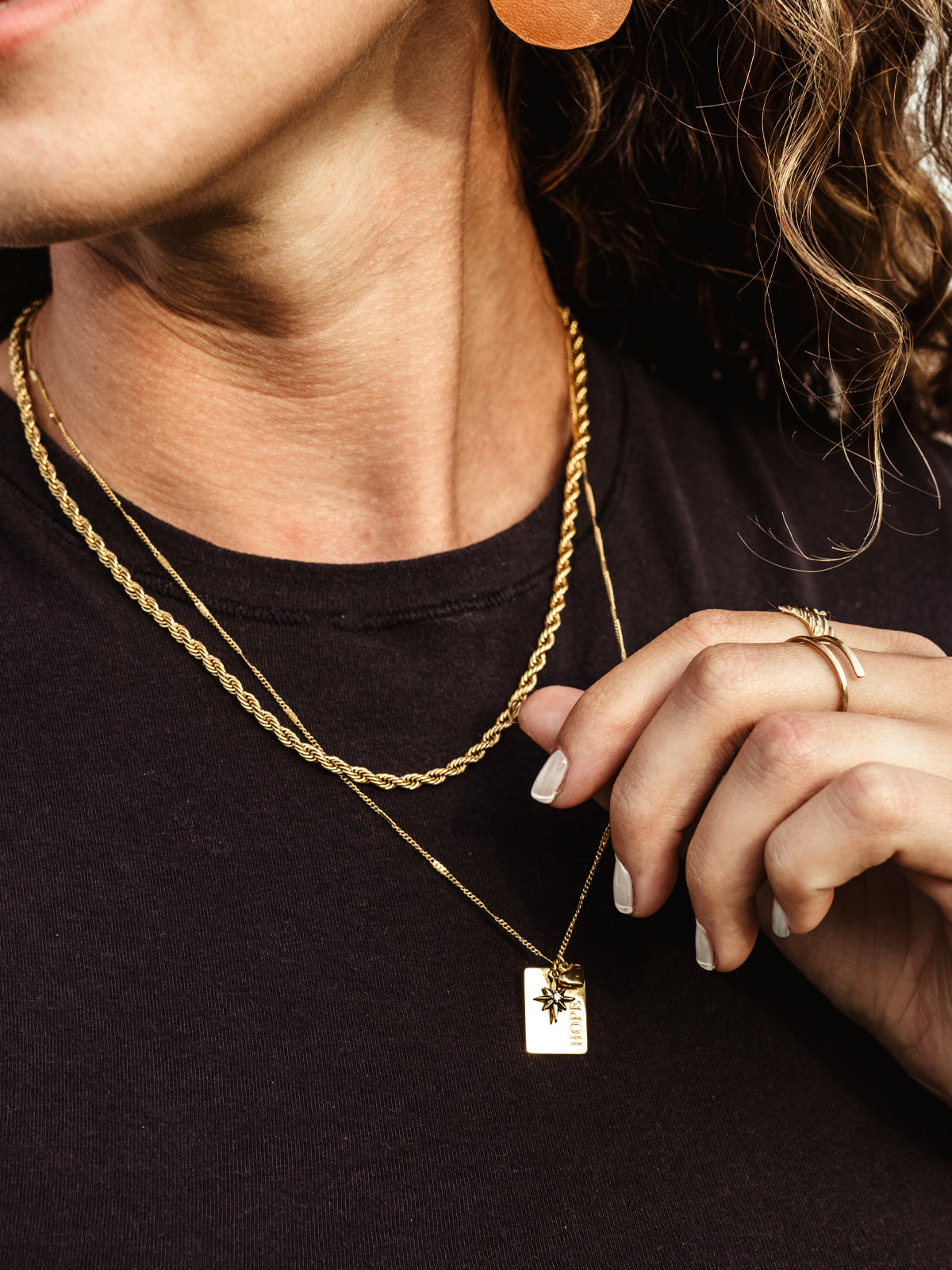 Hope Statement Necklace Set