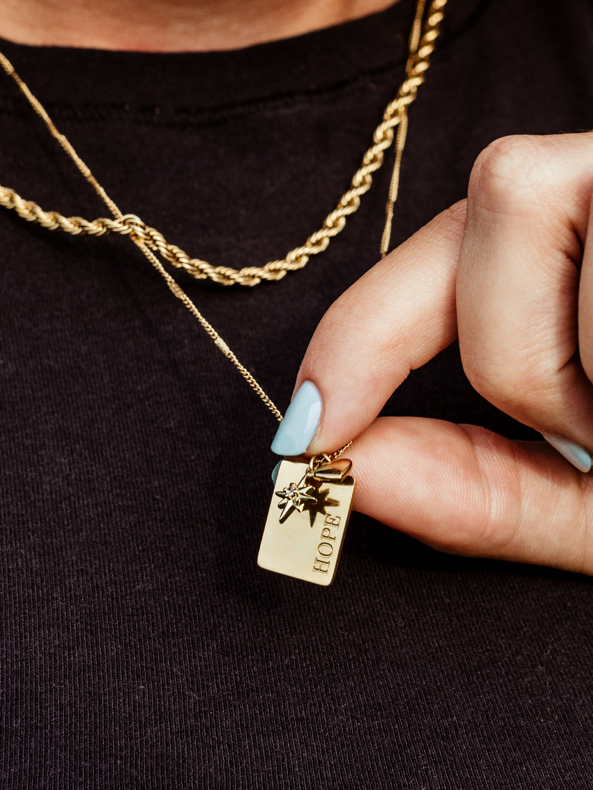 Hope Statement Necklace Set