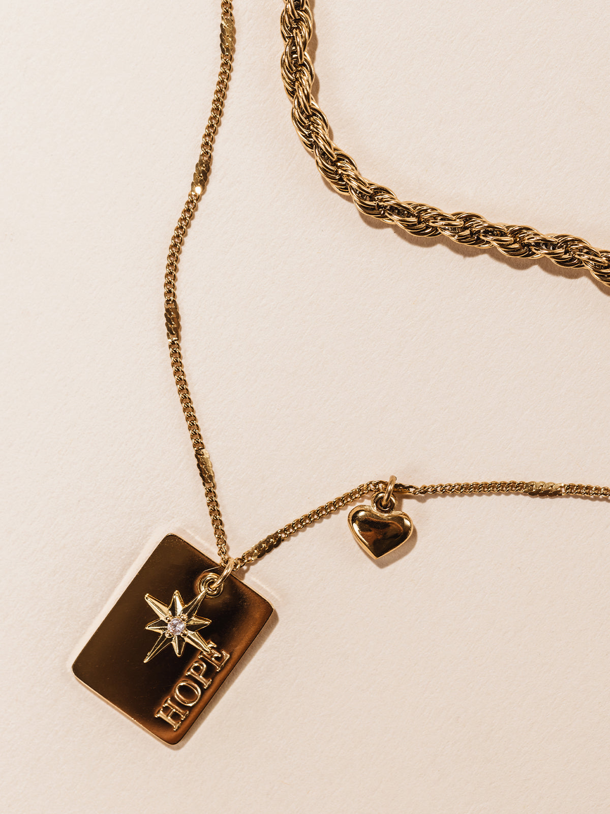 Hope Statement Necklace Set