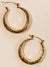 Leaf of Awareness Hoop Earrings