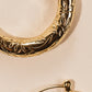 Leaf of Awareness Hoop Earrings