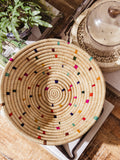 Faith Woven Basket- Confetti