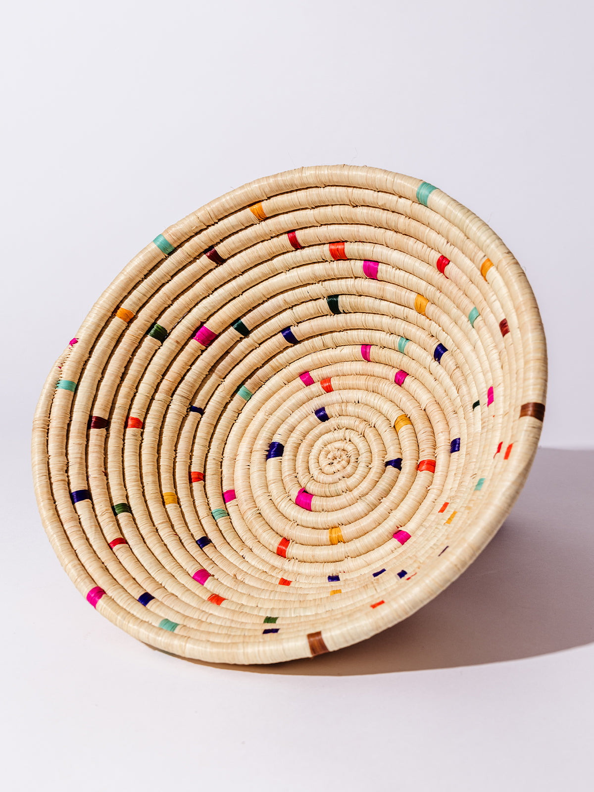 Faith Woven Basket- Confetti