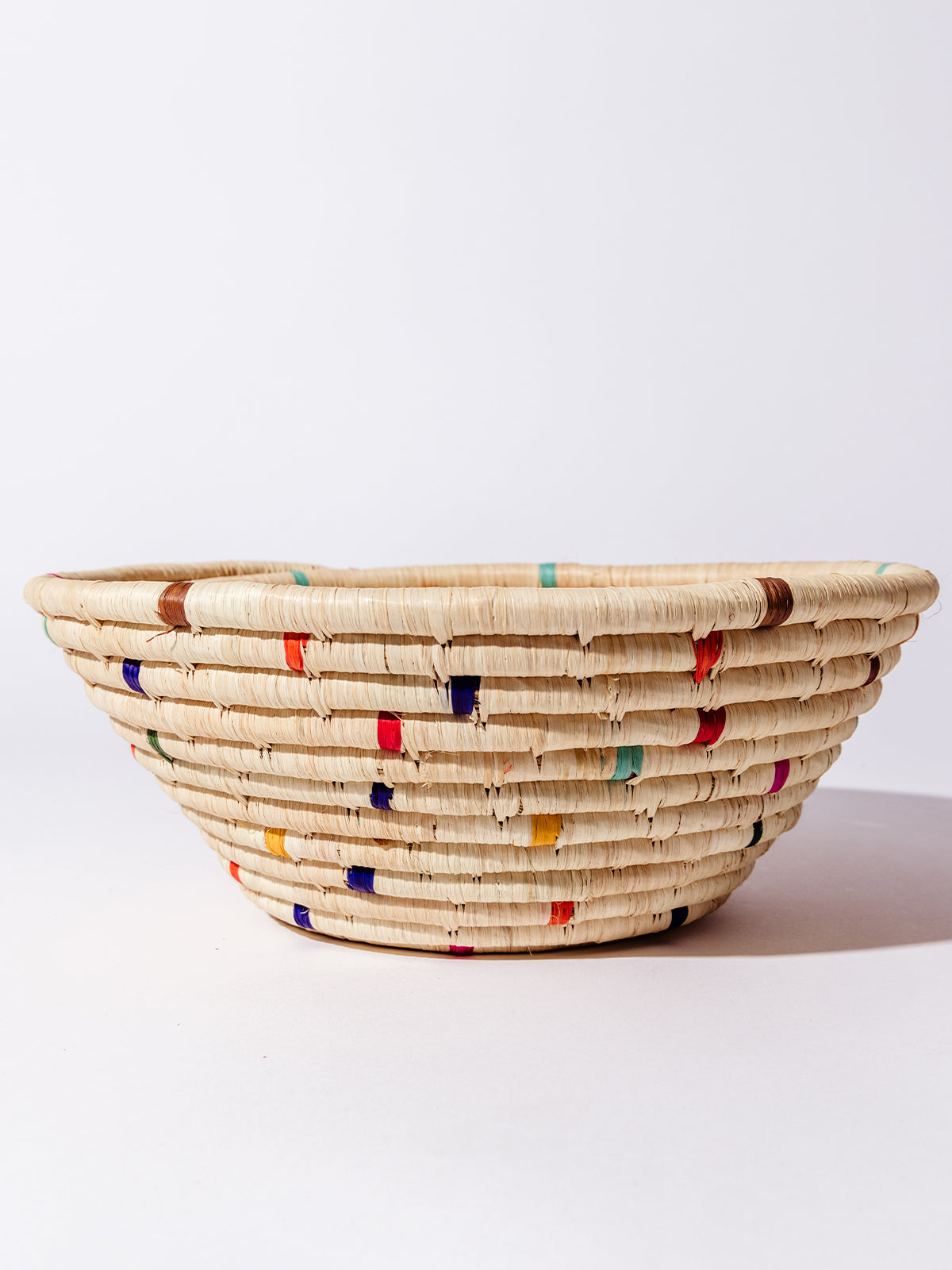 Faith Woven Basket- Confetti