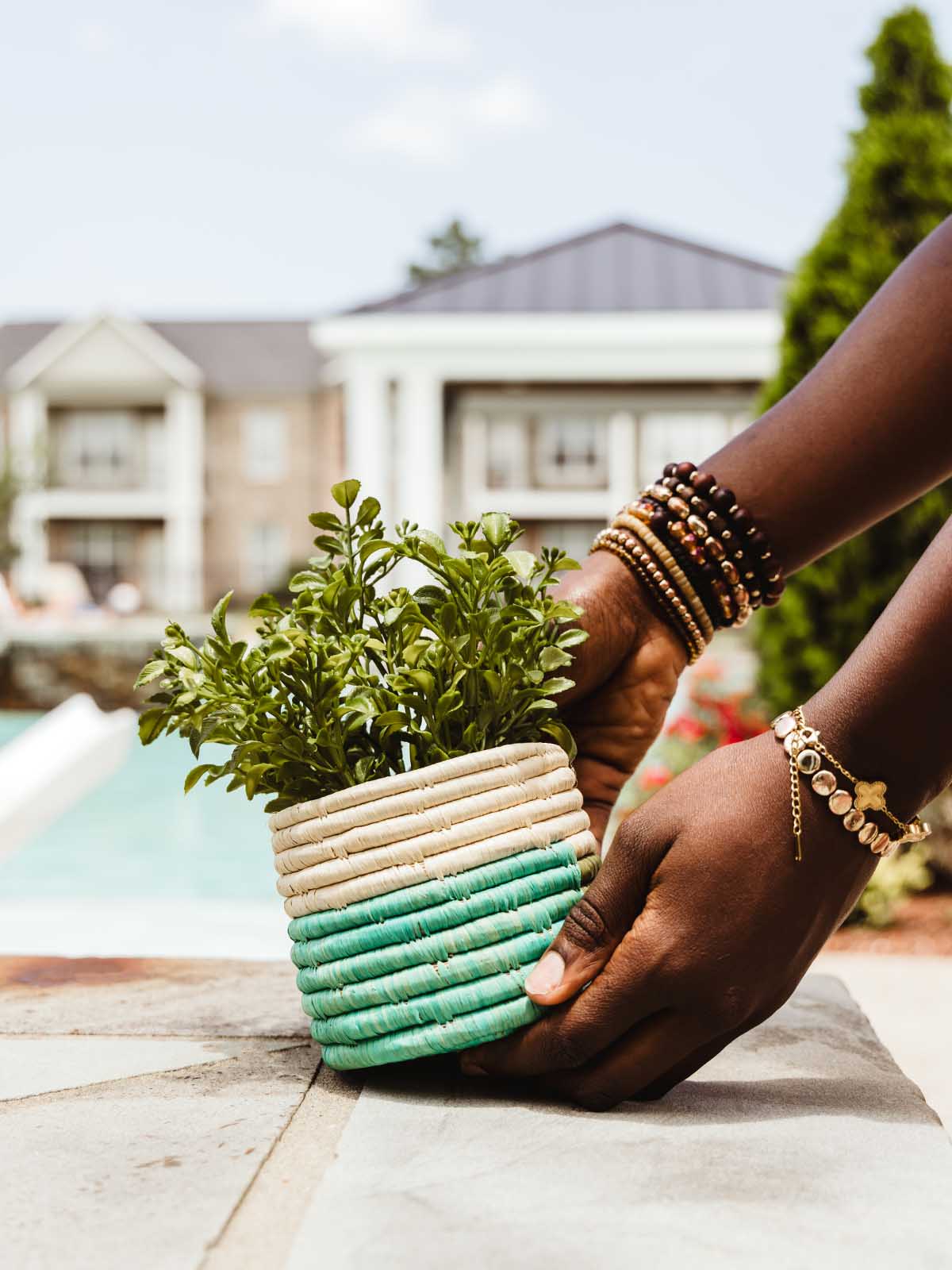 Court Colorblock Trio Mini Basket