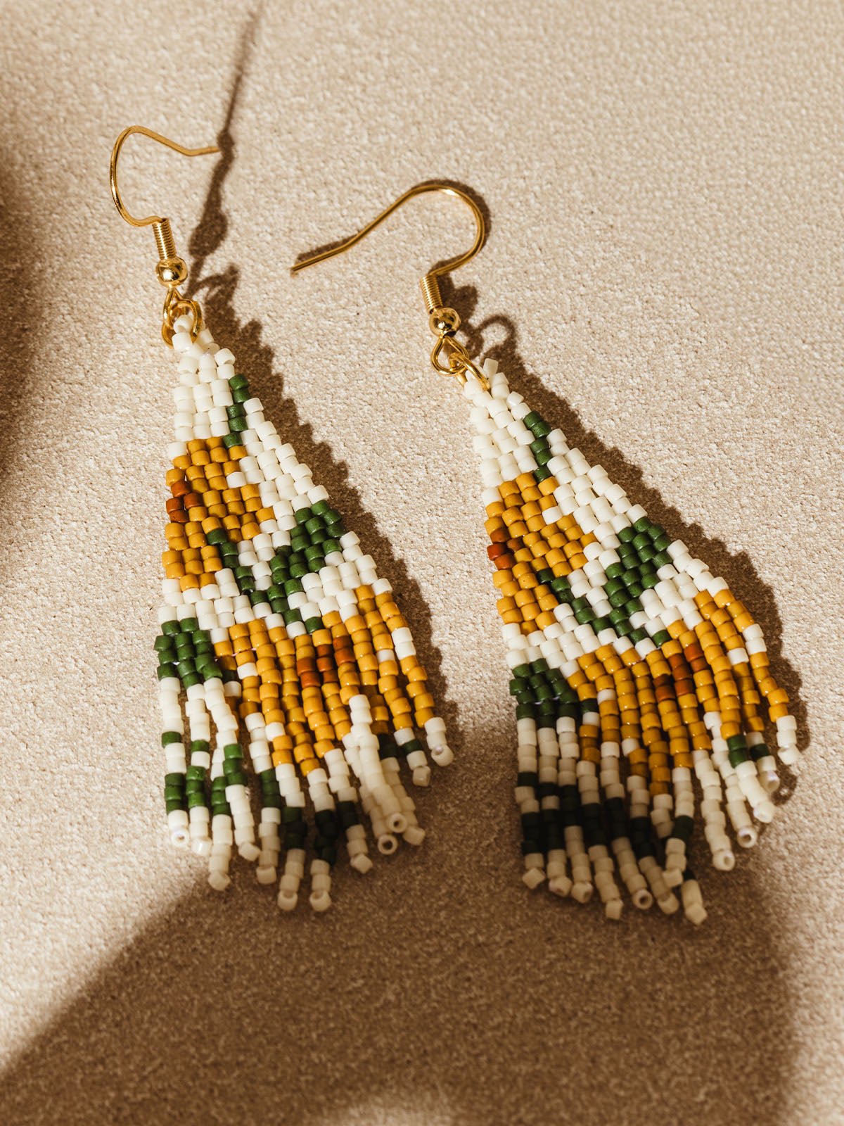 Jardin Botanico Beaded Fringe Earrings