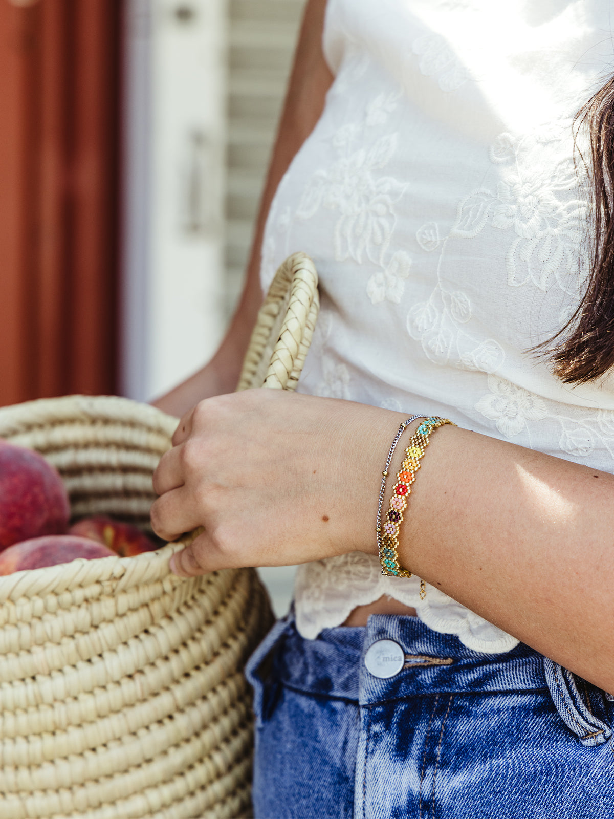Flores Beaded Bracelet