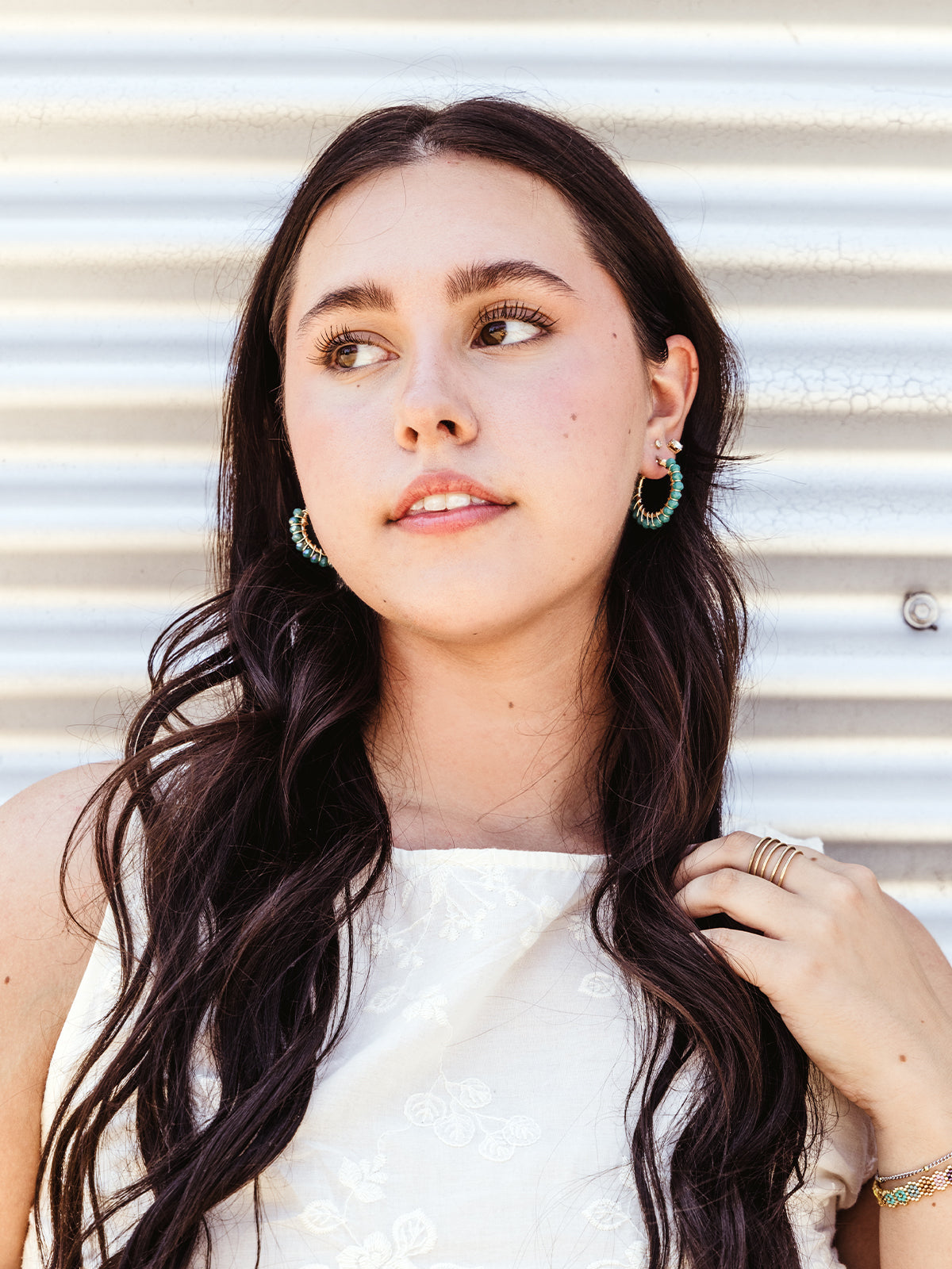 Madeline Hoop Earrings