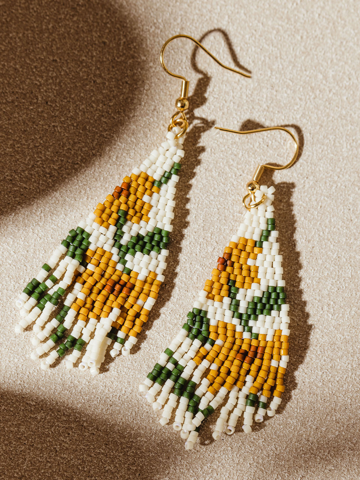 Jardin Botanico Beaded Fringe Earrings