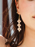 Pink Bouquet Beaded Earrings