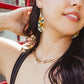 Jardin Botanico Beaded Fringe Earrings