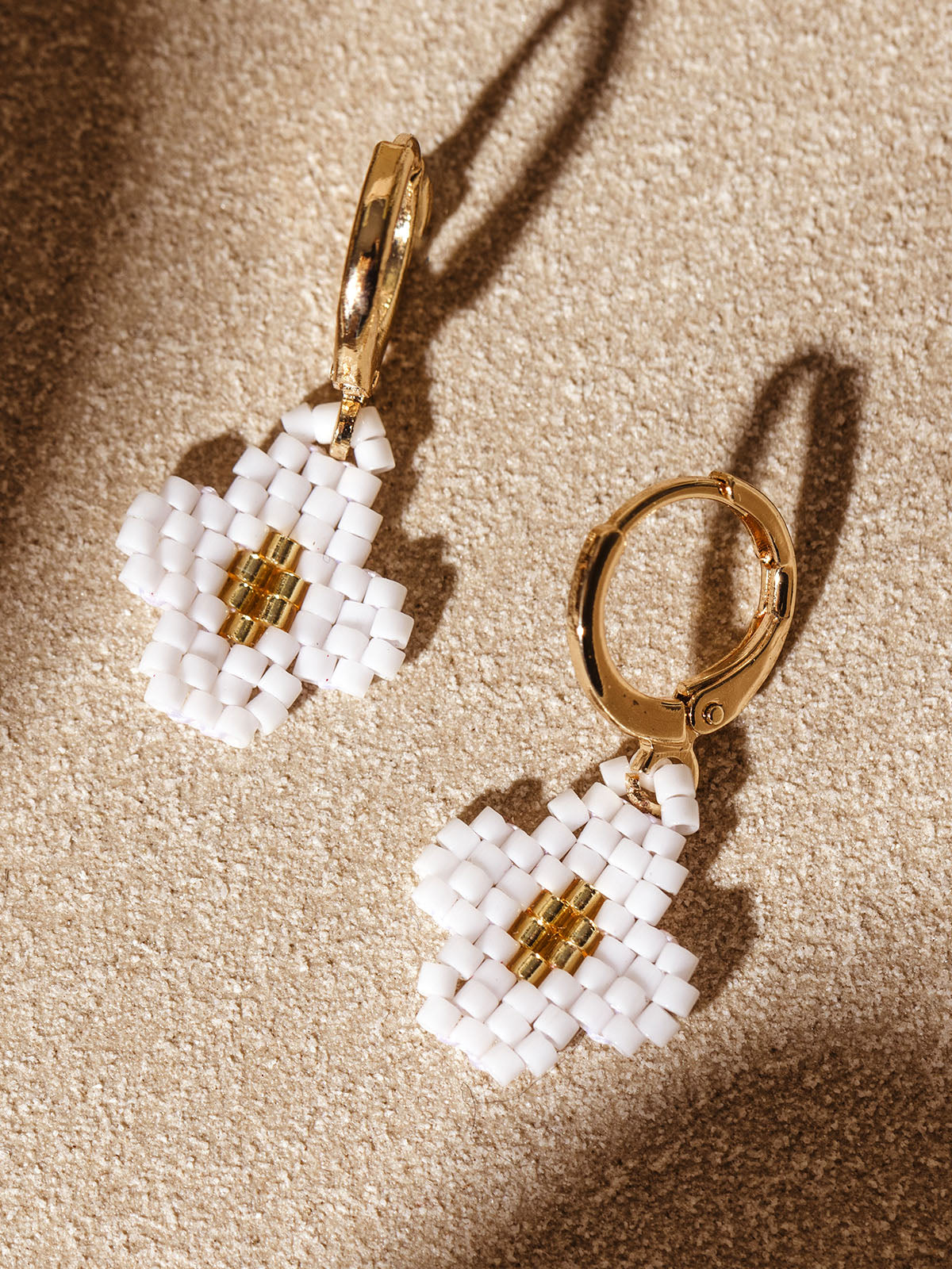 Hazel  Huggie Hoop Earrings
