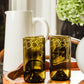 Lina Drinking Glasses- Amber