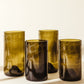 Lina Drinking Glasses- Amber