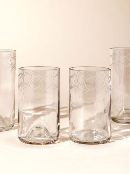 Lina Drinking Glasses-Clear