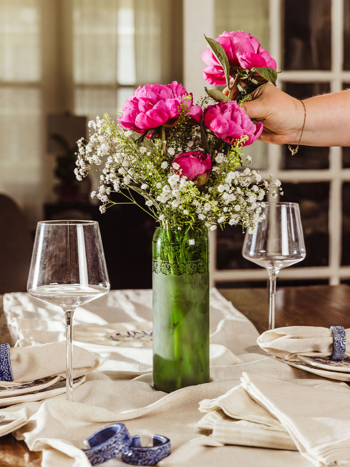 Dantelle Upcycled Glass Vase