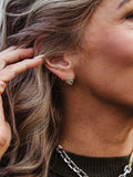 Mezzo Silver Stud Earrings