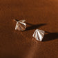 Mezzo Silver Stud Earrings