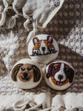 Dog Faces New Zealand Wool Dryer Balls