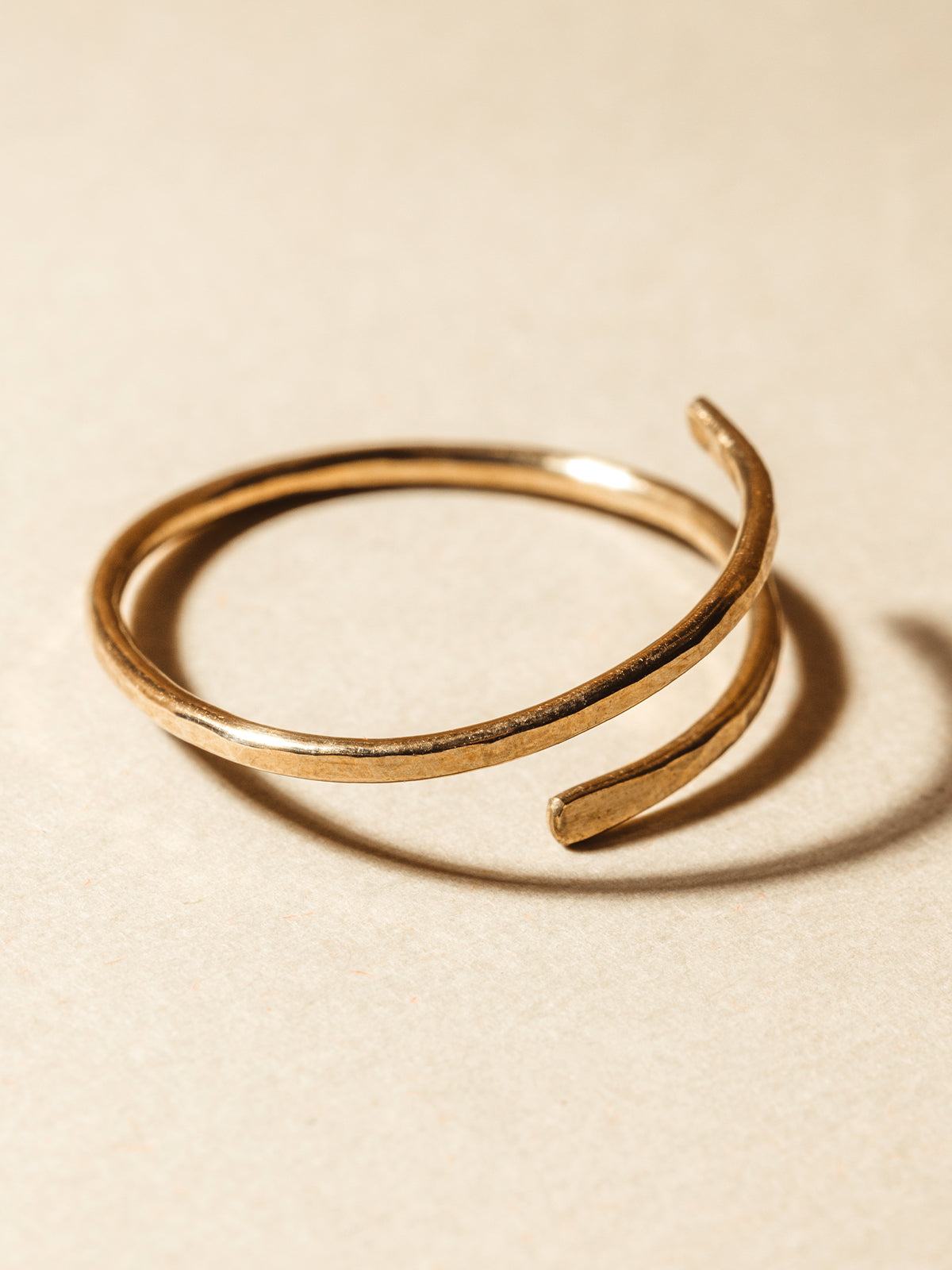 Hammered Wrap Ring