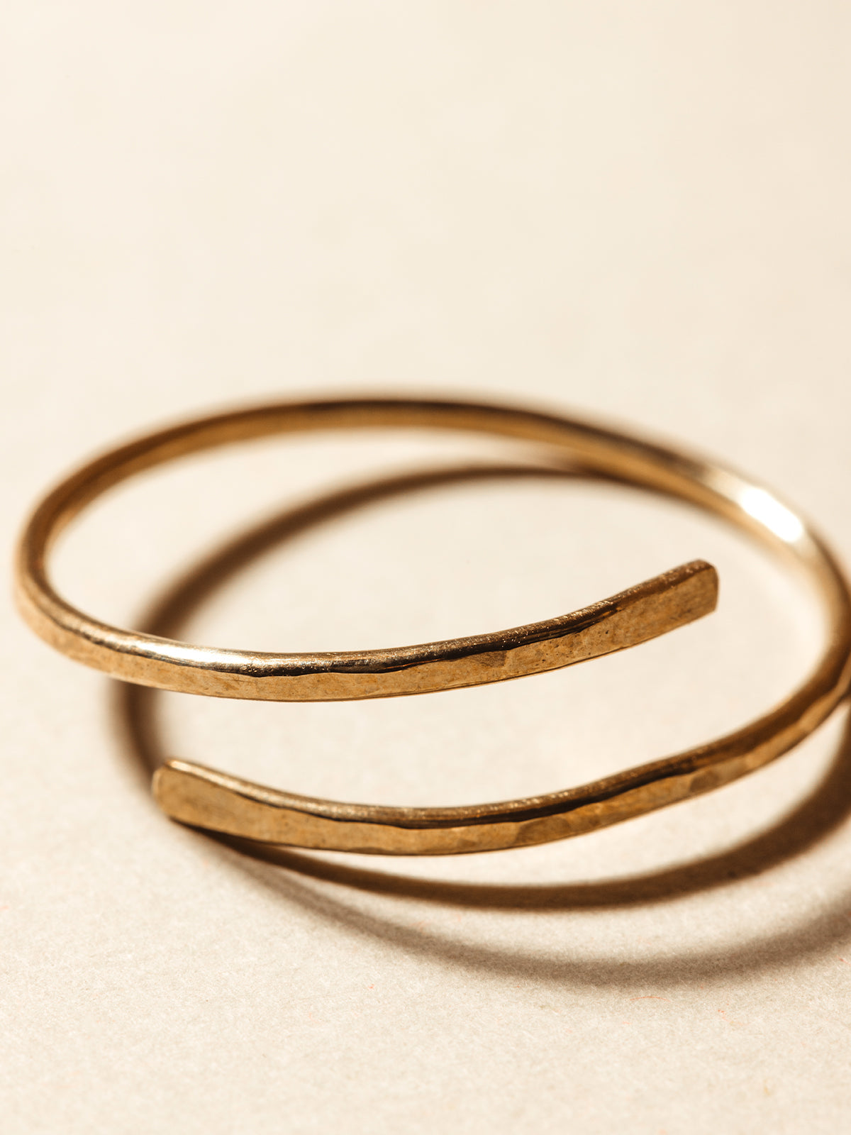 Hammered Wrap Ring