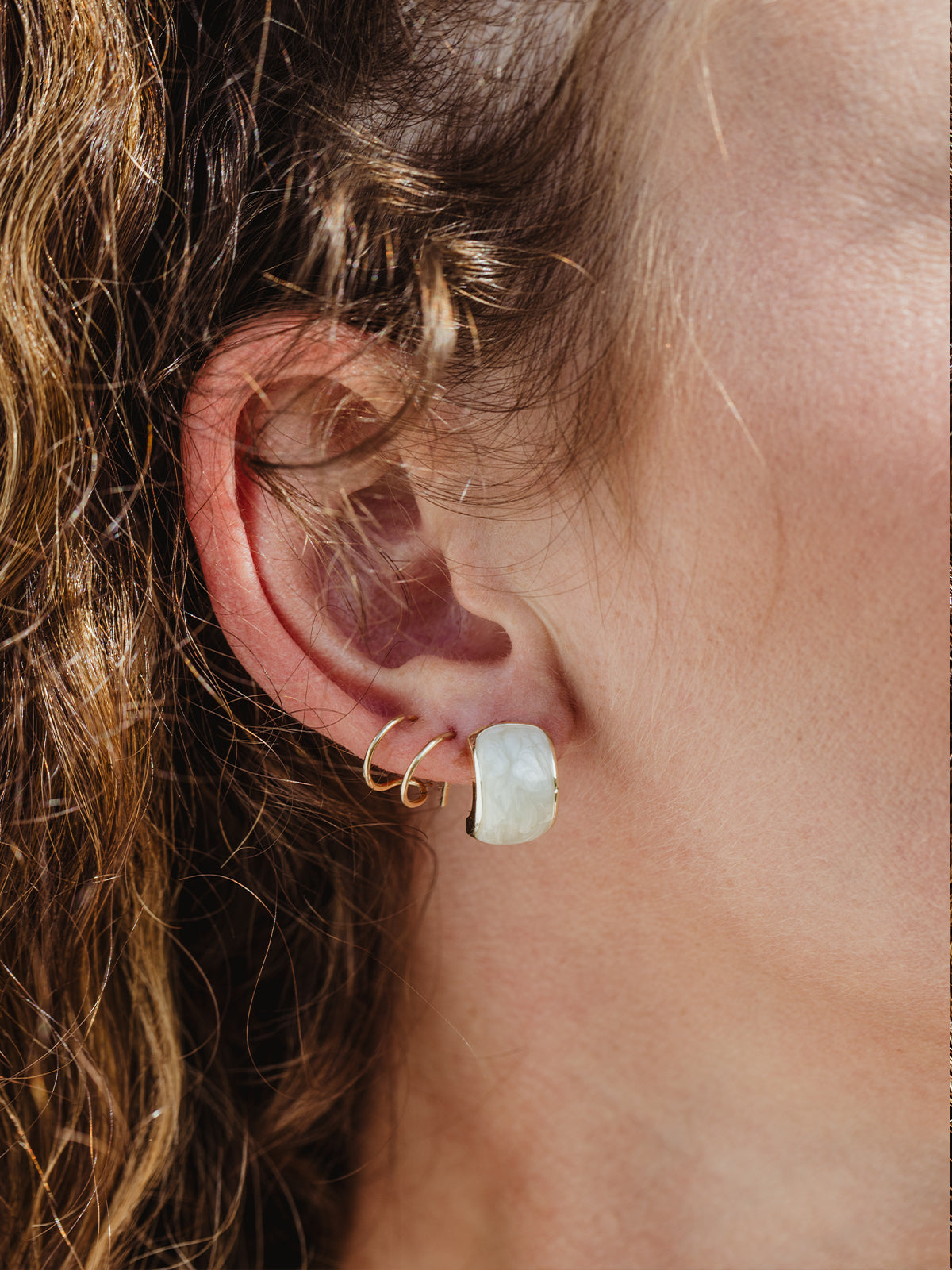 Journey of Hope Huggie Earrings