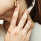 Hammered Wrap Ring