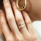 Hammered Wrap Ring