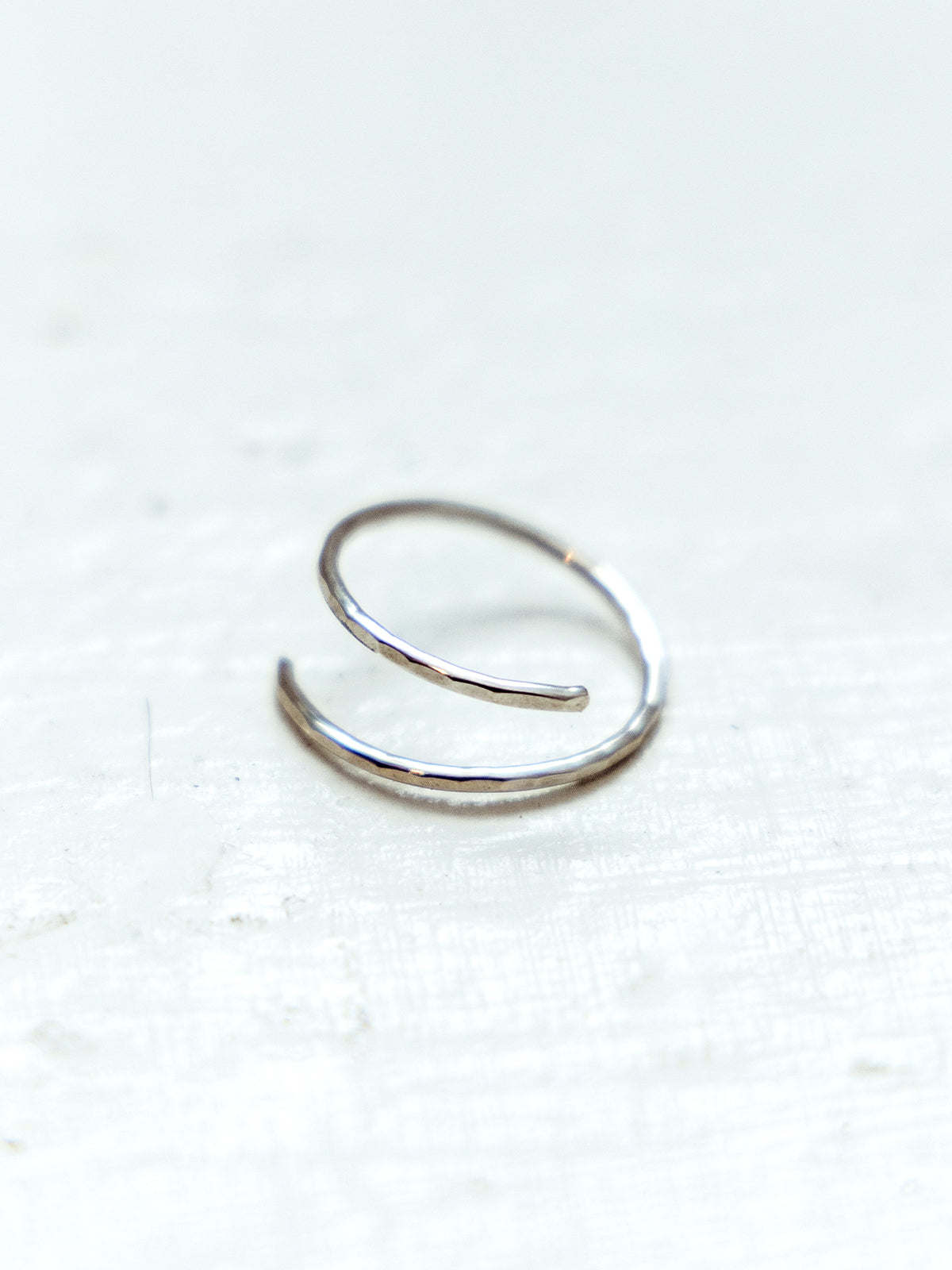 Hammered Wrap Ring