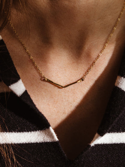 The Esther Chevron Necklace