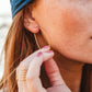 Azmera Hammered Hoop Earrings