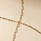 The Elizabeth Gold Paperclip Necklace