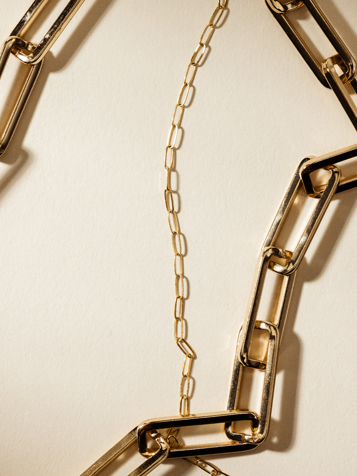 The Elizabeth Gold Paperclip Necklace