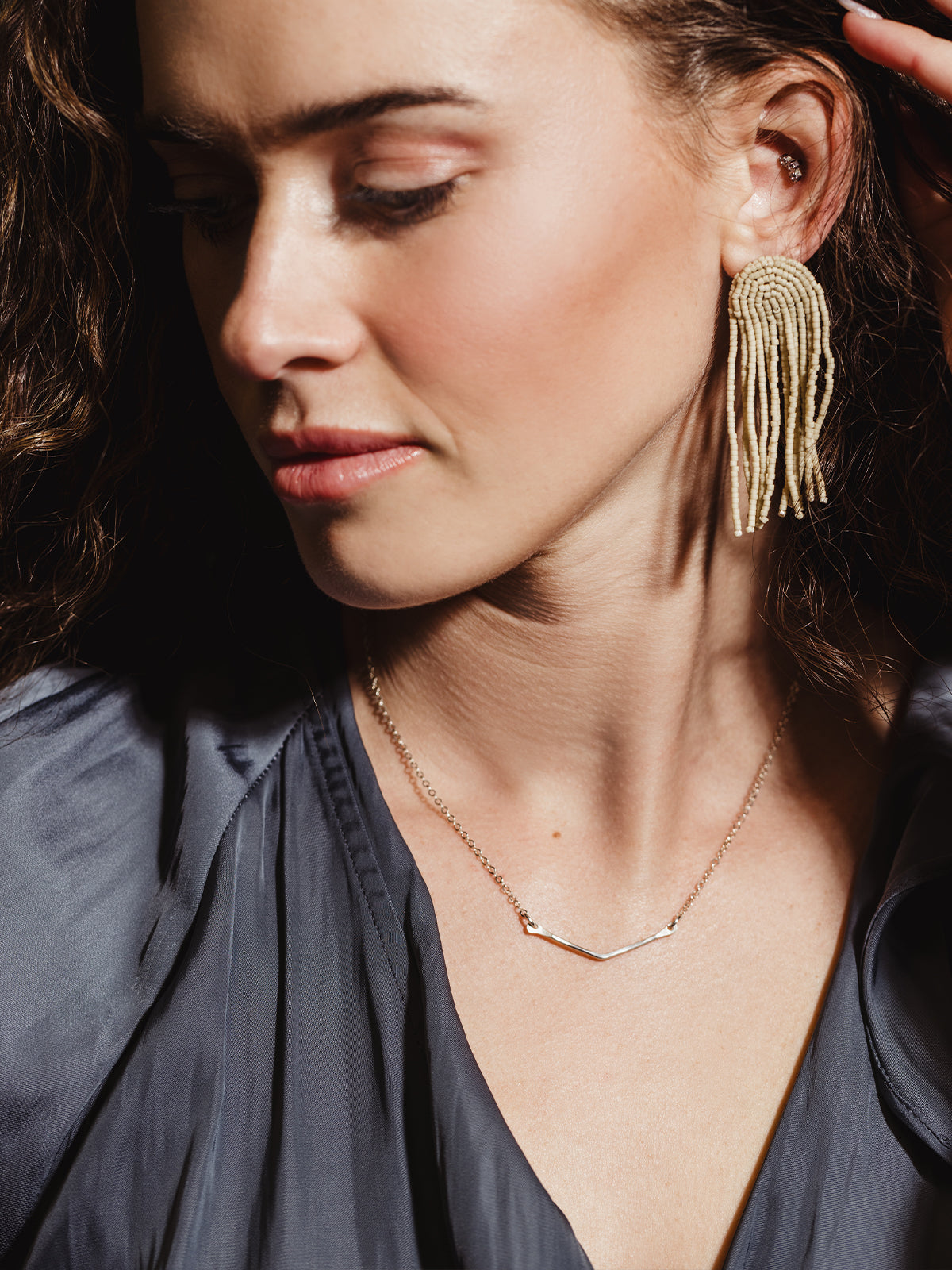 The Esther Chevron Necklace
