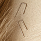 Indra Staple Threader Earrings