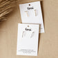 Indra Staple Threader Earrings