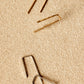 Indra Staple Threader Earrings