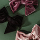 Velvet Hair Bow Barrette