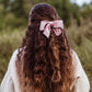Velvet Hair Bow Barrette