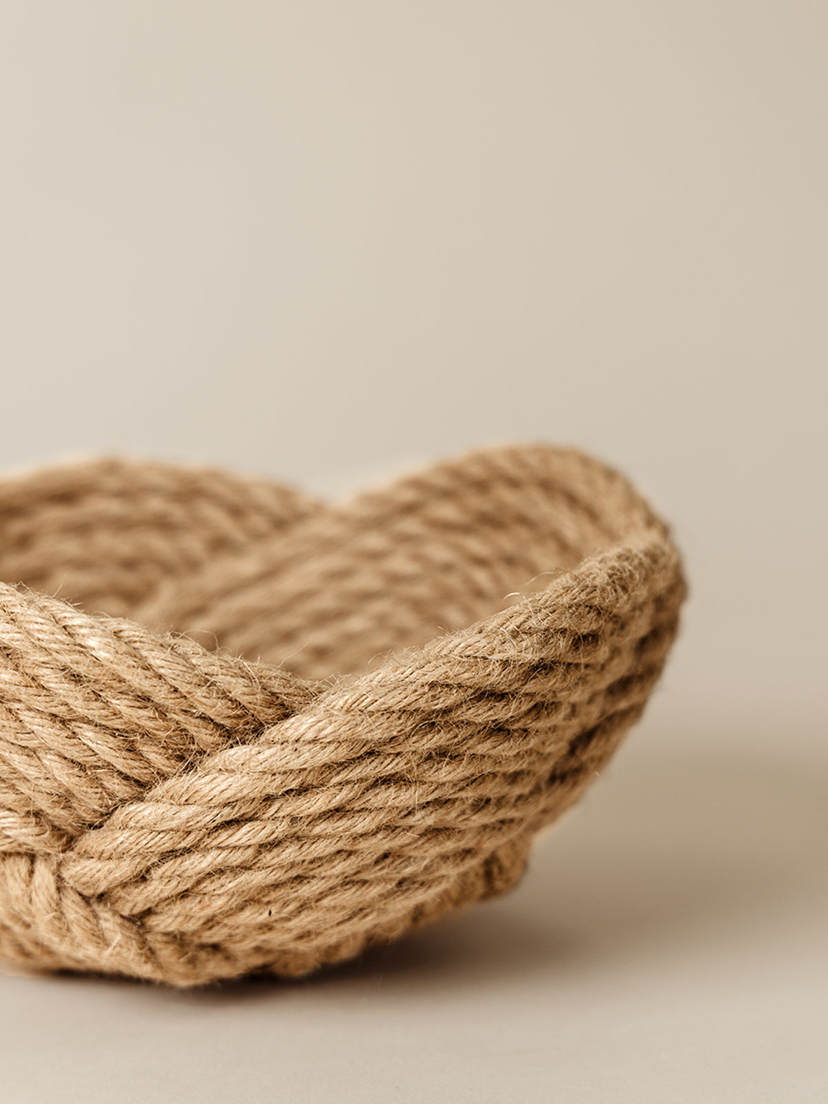 Believe Woven Jute Bowl