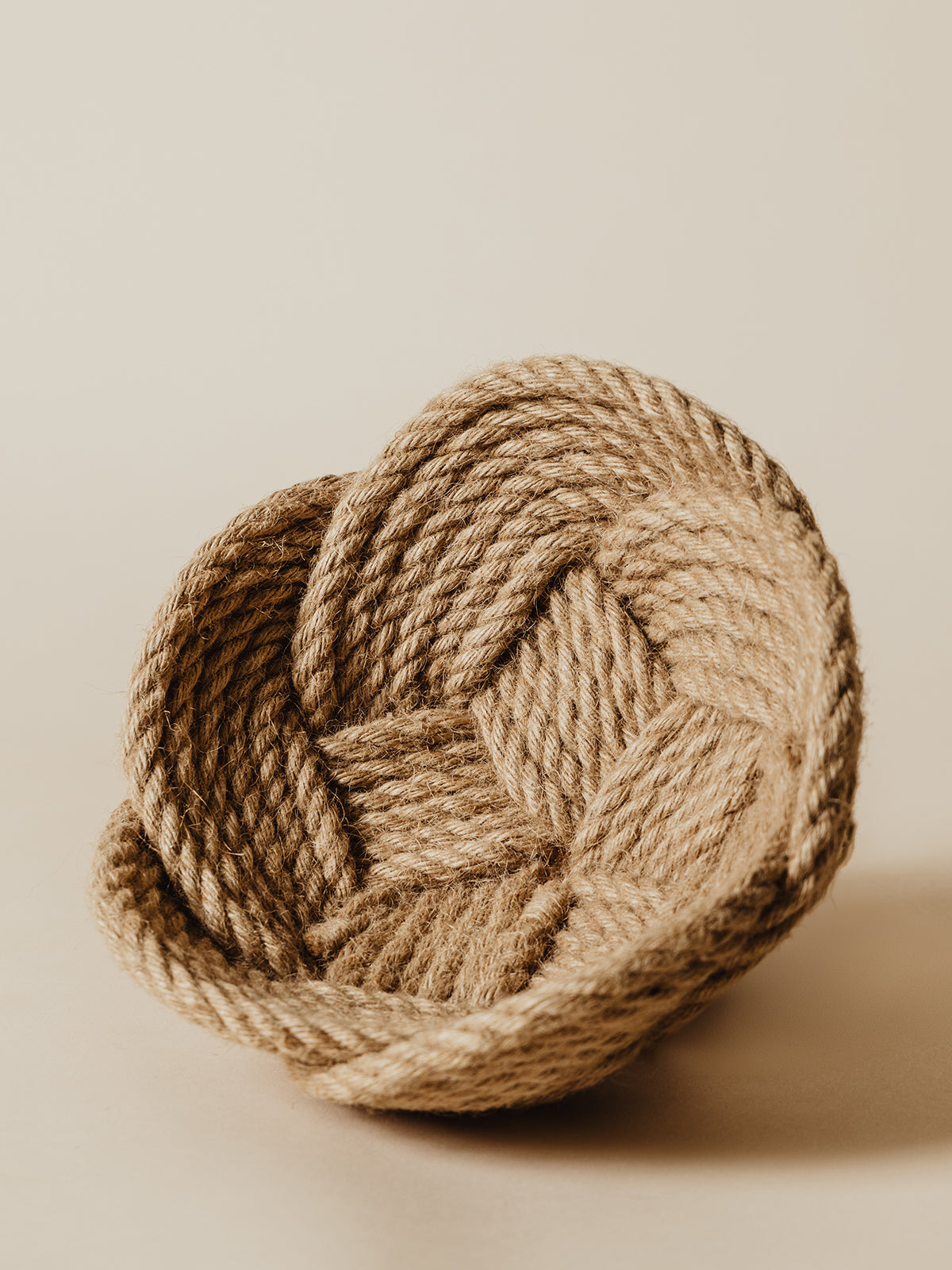 Believe Woven Jute Bowl