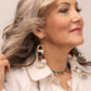 Colorful Tassel & Wood Earrings