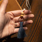Handmade Tassel Bookmark in Navy