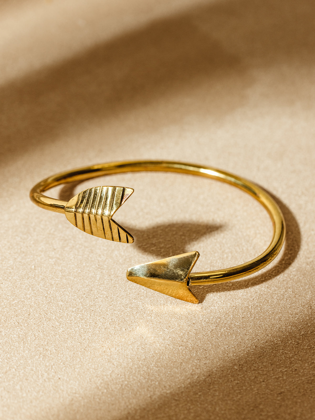 Arrow Brass Bracelet