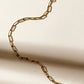 Gold Paperclip Bracelet